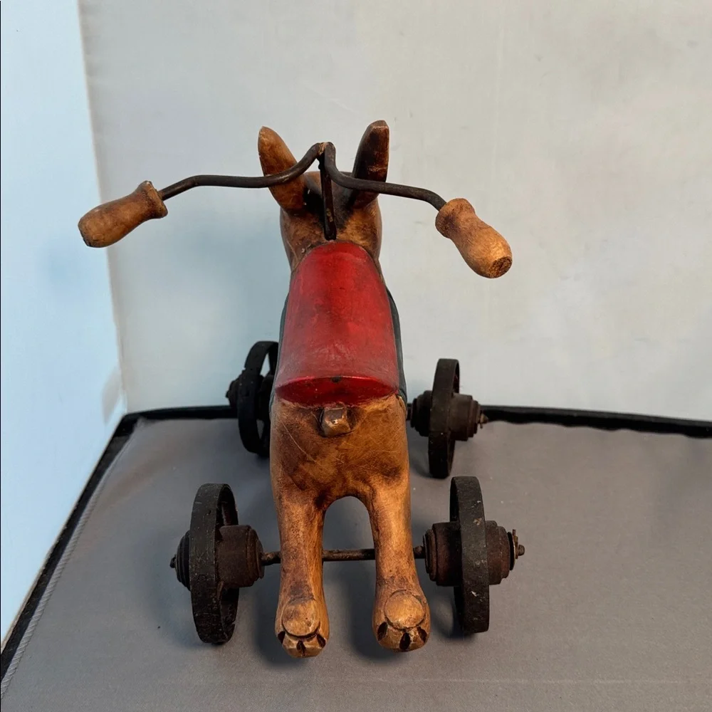 Rabbit Tricycle Toy‎ - Brown and Red